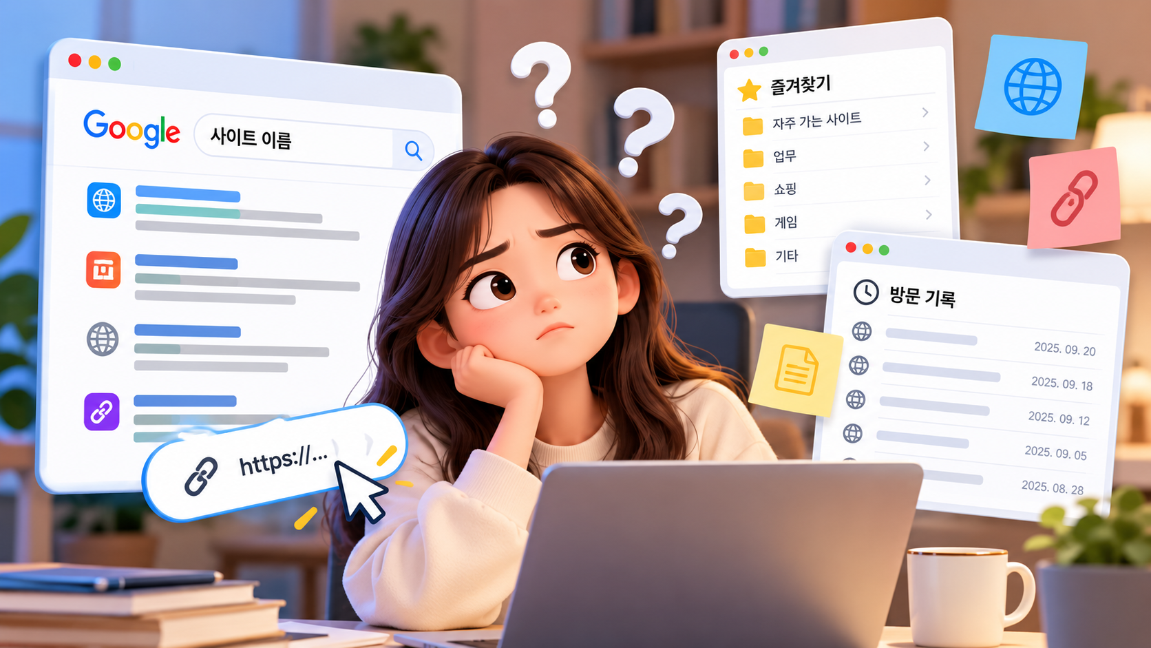 한 번 찾은 사이트를 다시 찾기 어려운 이유