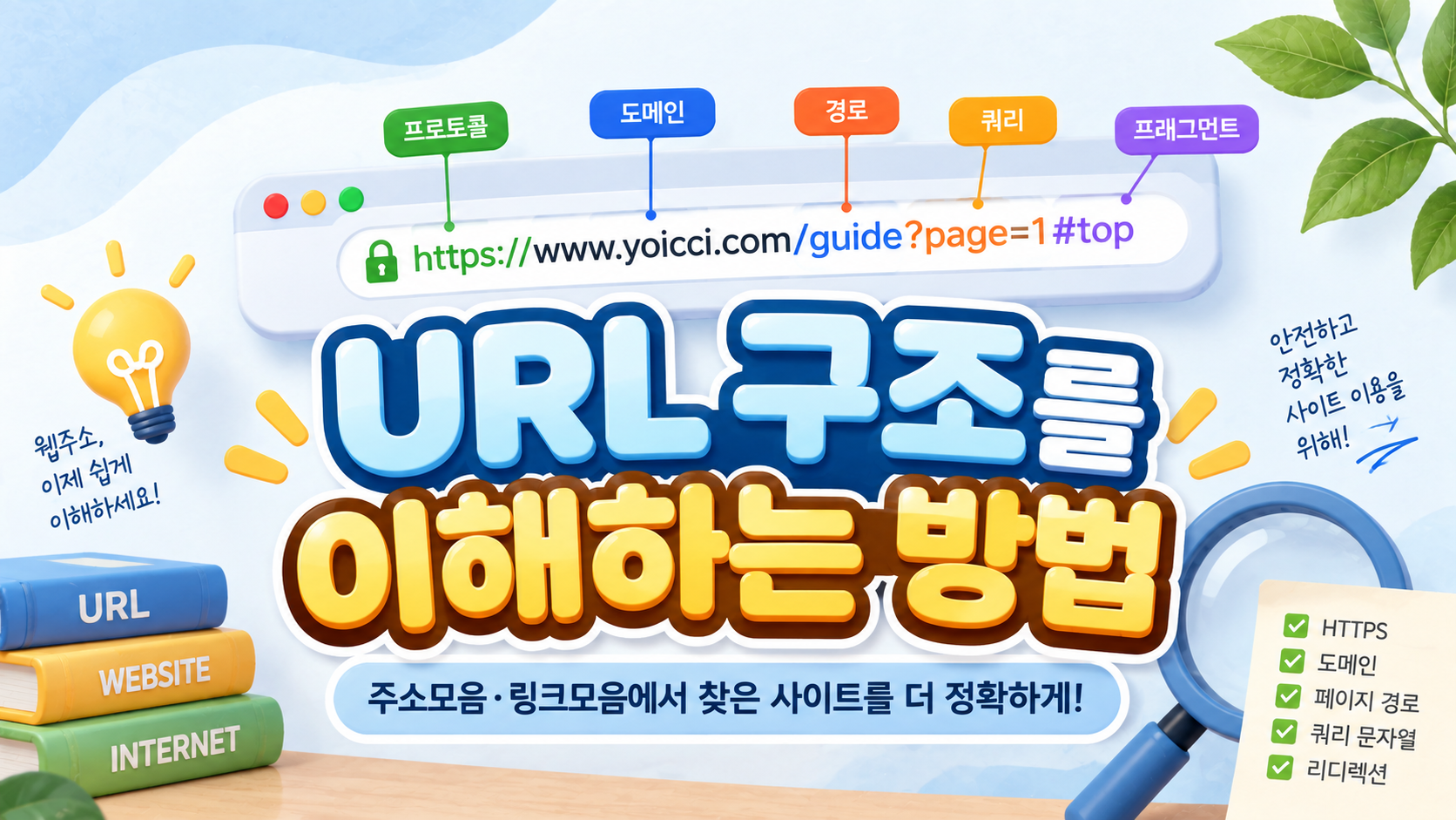 주소모음·링크모음에서 찾은 URL, 웹사이트 주소 구조를 이해하는 방법